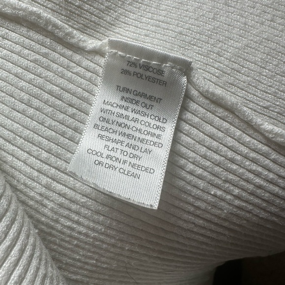 White Turtleneck Sweater Size Small (est.) - Picture 4 of 4